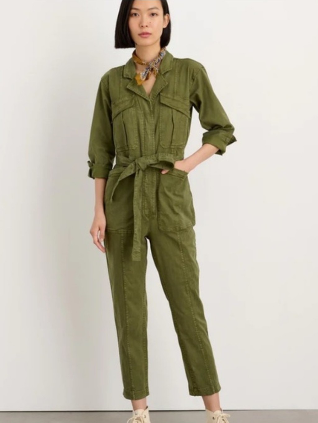 Alex Mill Expedition Jumpsuit Army Green